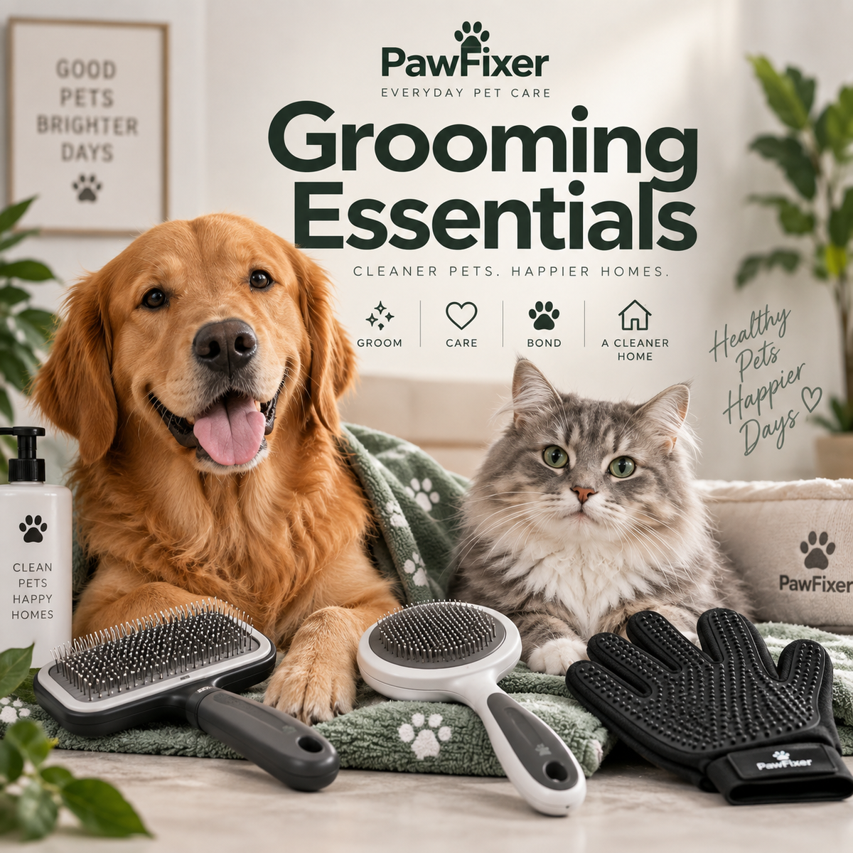 PawFixer Grooming Essentials for dogs and cats